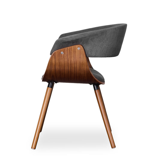 Curved Accent Armchair