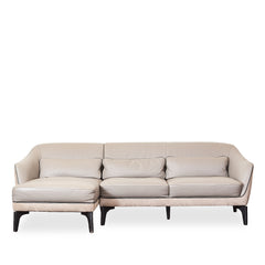 Sofa Chaise Leather &amp; Suede - What&