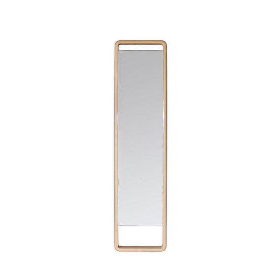 Japanese Hinoki Wood Floor Mirror