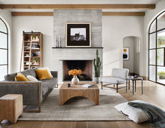 Otis Sofa in Arden Charcoal back studio view - Whats New Furniture Portland OR