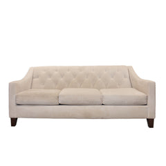 Contemporary Tufted Back Microfiber Sofa - Whats New Furniture - Portland, Oregon