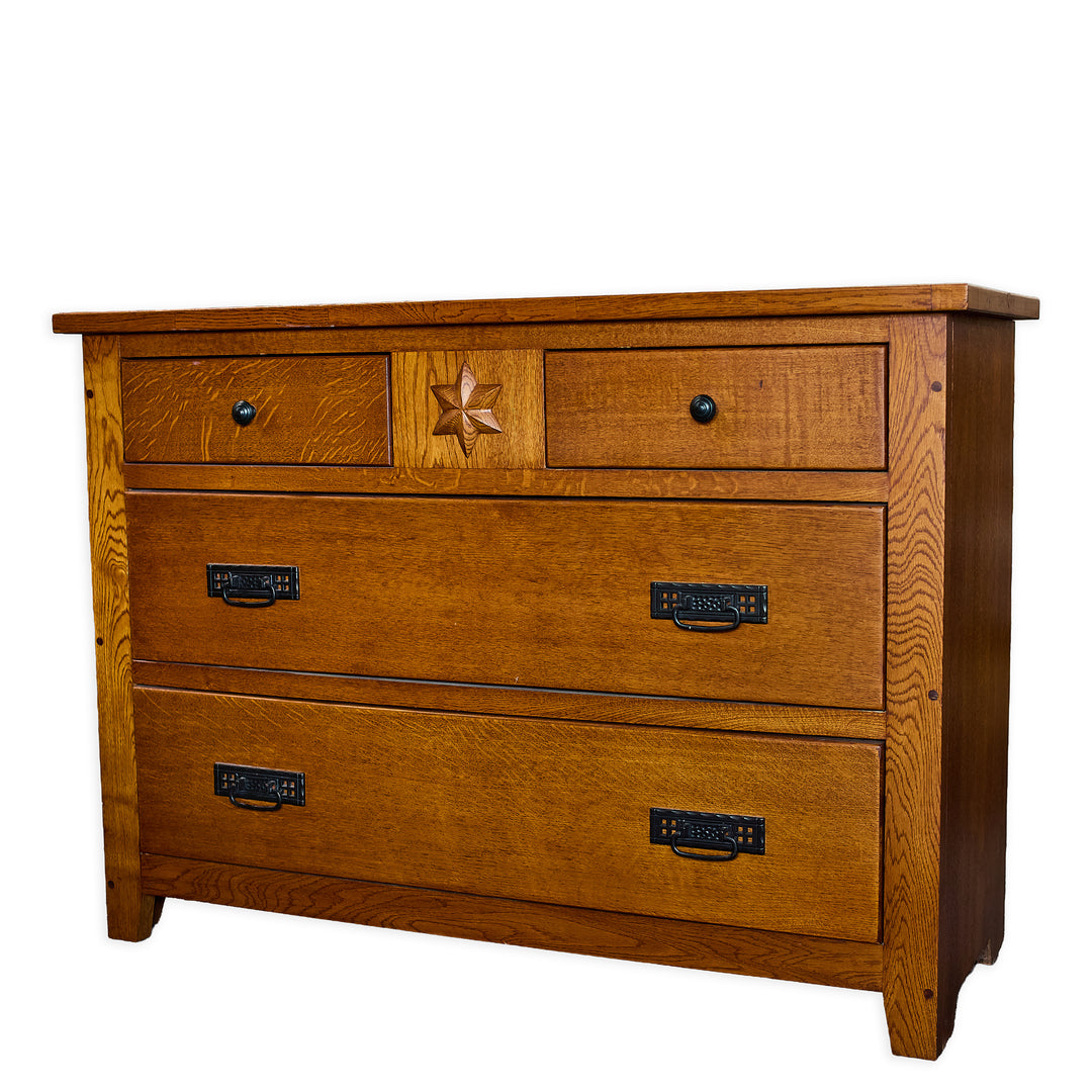 Craftsman Style Oak Dresser