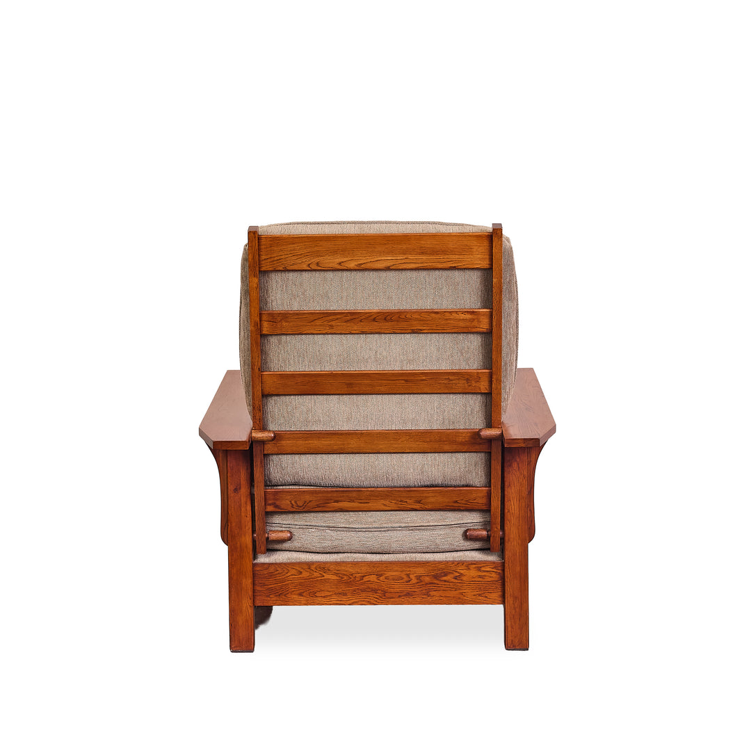 Craftsman style Chair w/ottoman