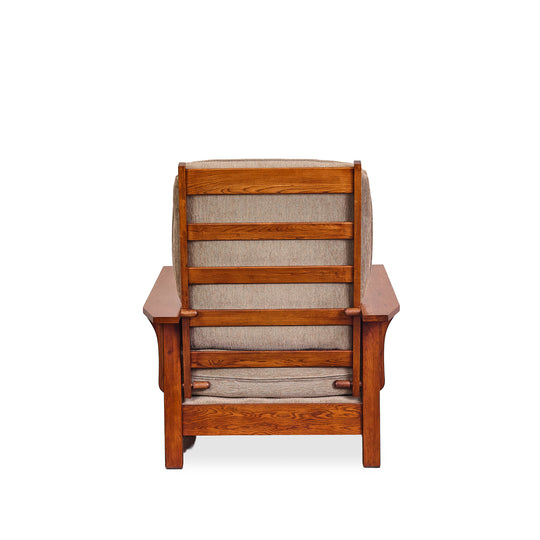 Craftsman style Chair w/ottoman
