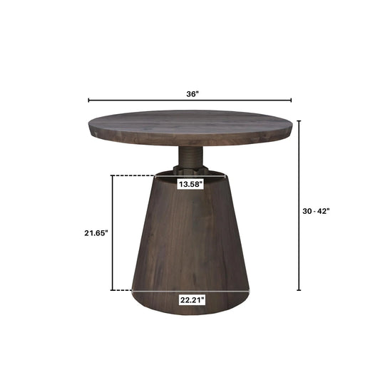 Bronx Bistro Crank Table - Whats New Furniture - Portland, Oregon