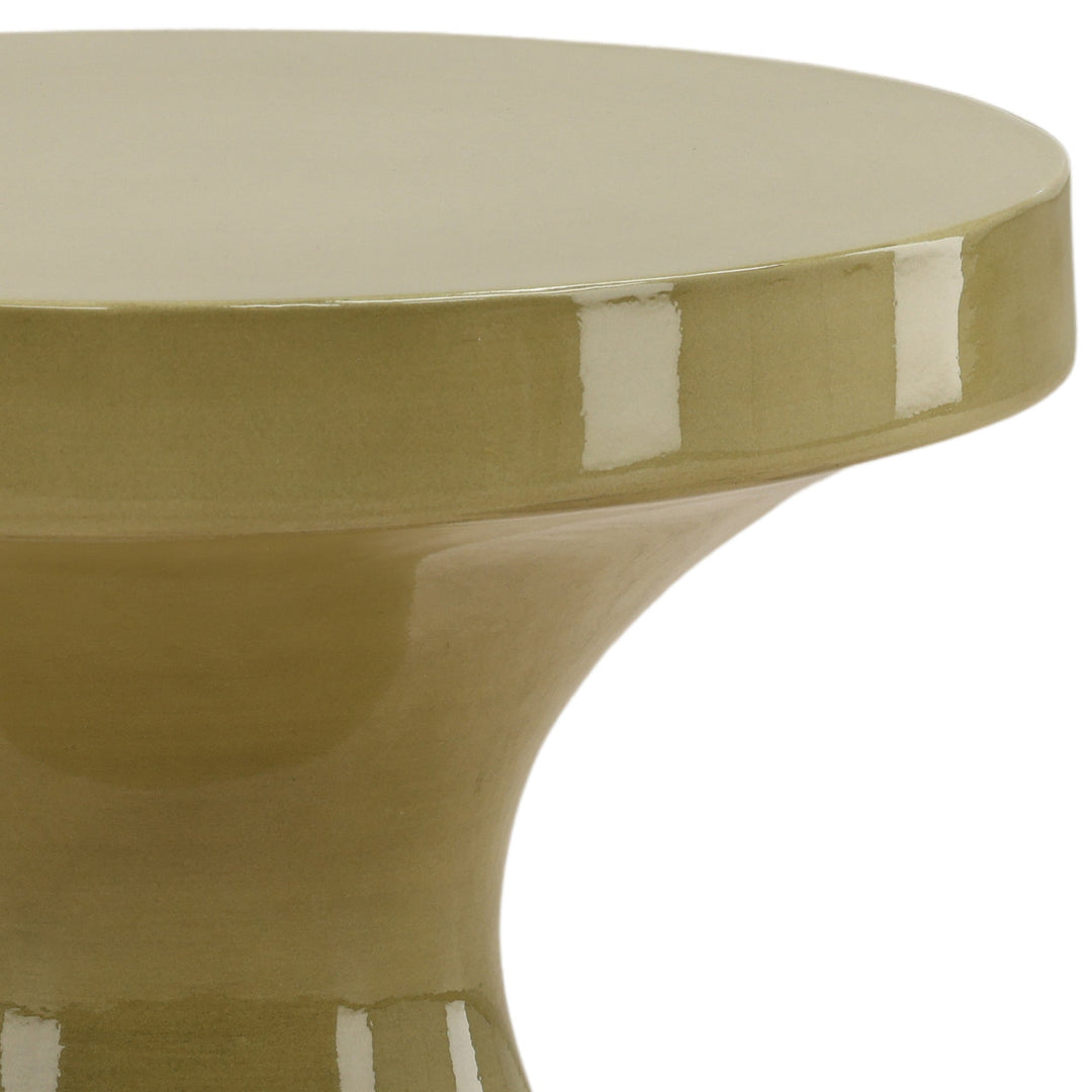 Savitri Outdoor Side Table - Green Ombre view 2