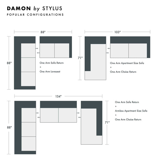 Damon Custom Sofa / Sectional