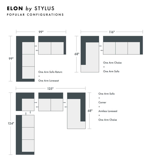 Elon Custom Sofa / Sectional