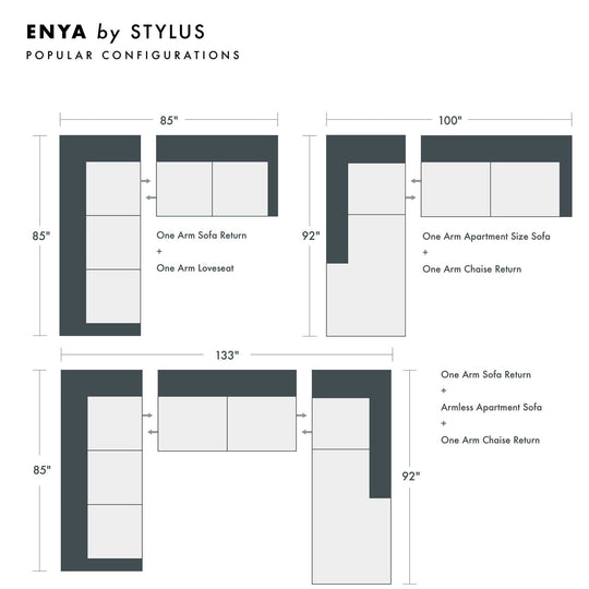 Enya Custom Sofa / Sectional