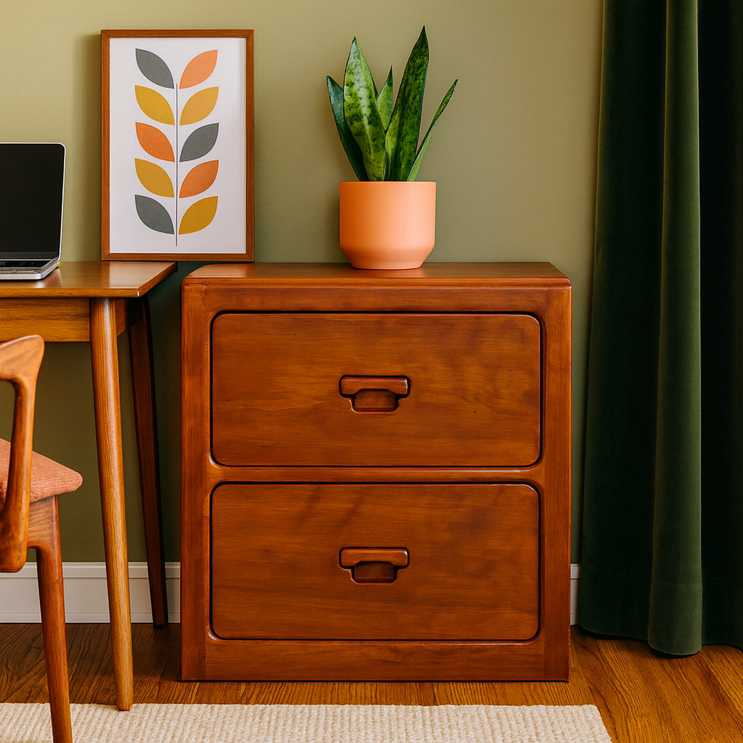 Custom Made 2 Drawer Filing Cabinet