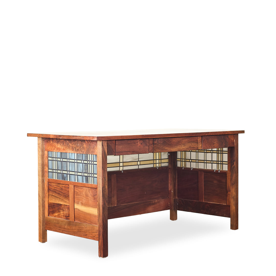 Desk with Panel Insert