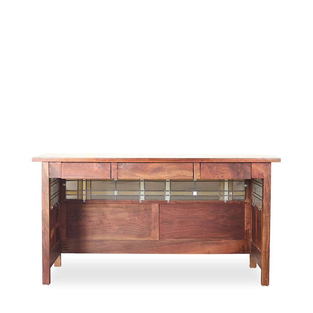 Desk with Panel Insert