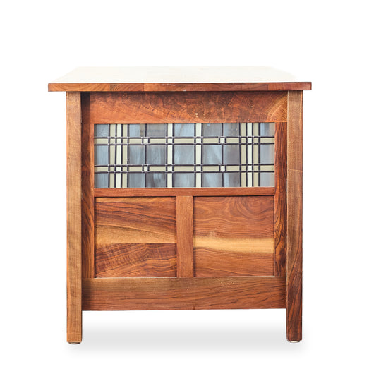 Desk with Panel Insert