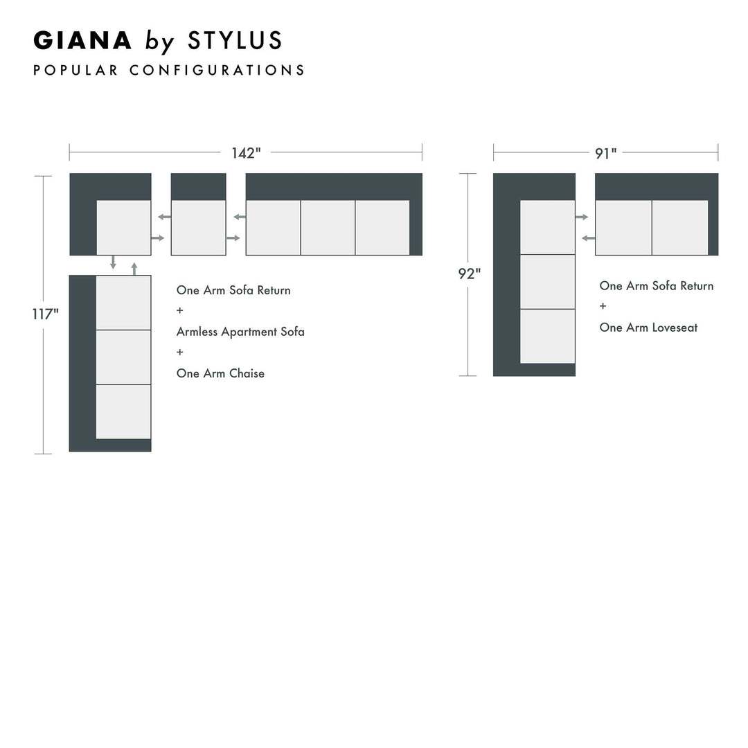 Giana Custom Sofa / Sectional