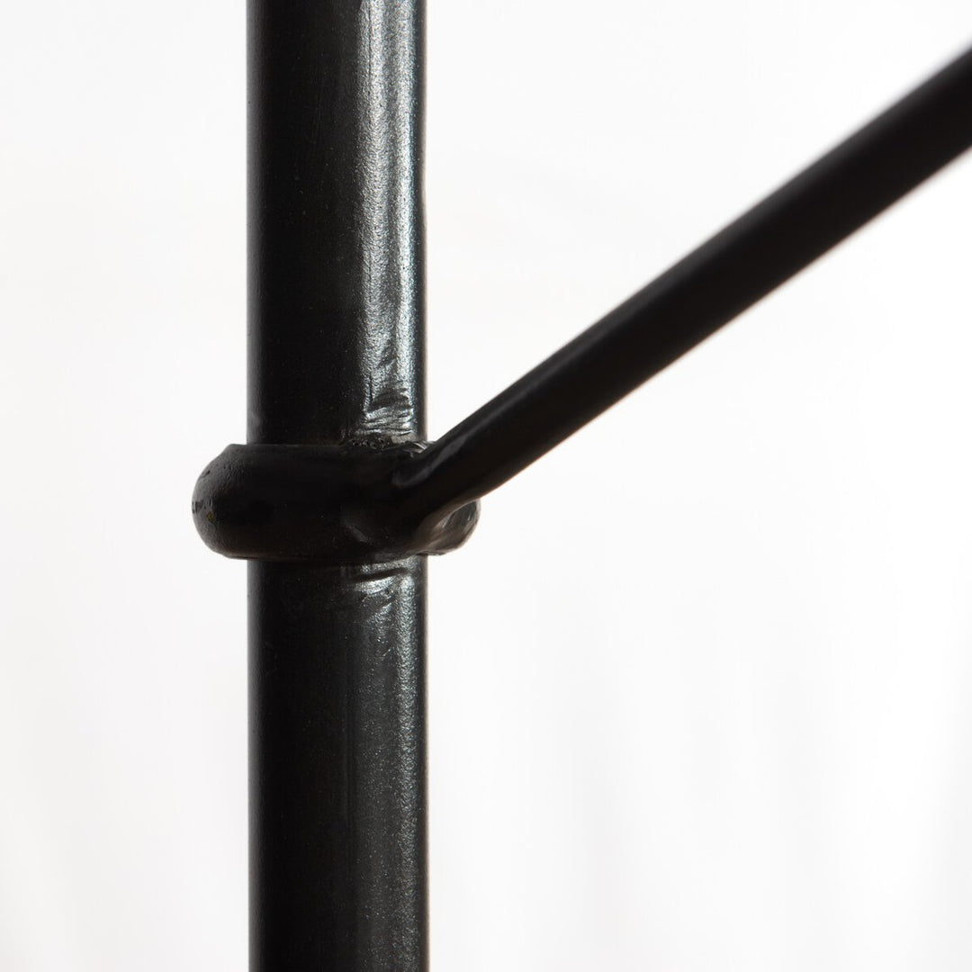 Casey Bed in Sandblasted Vintage Black detail view - Whats New Furniture Portland OR