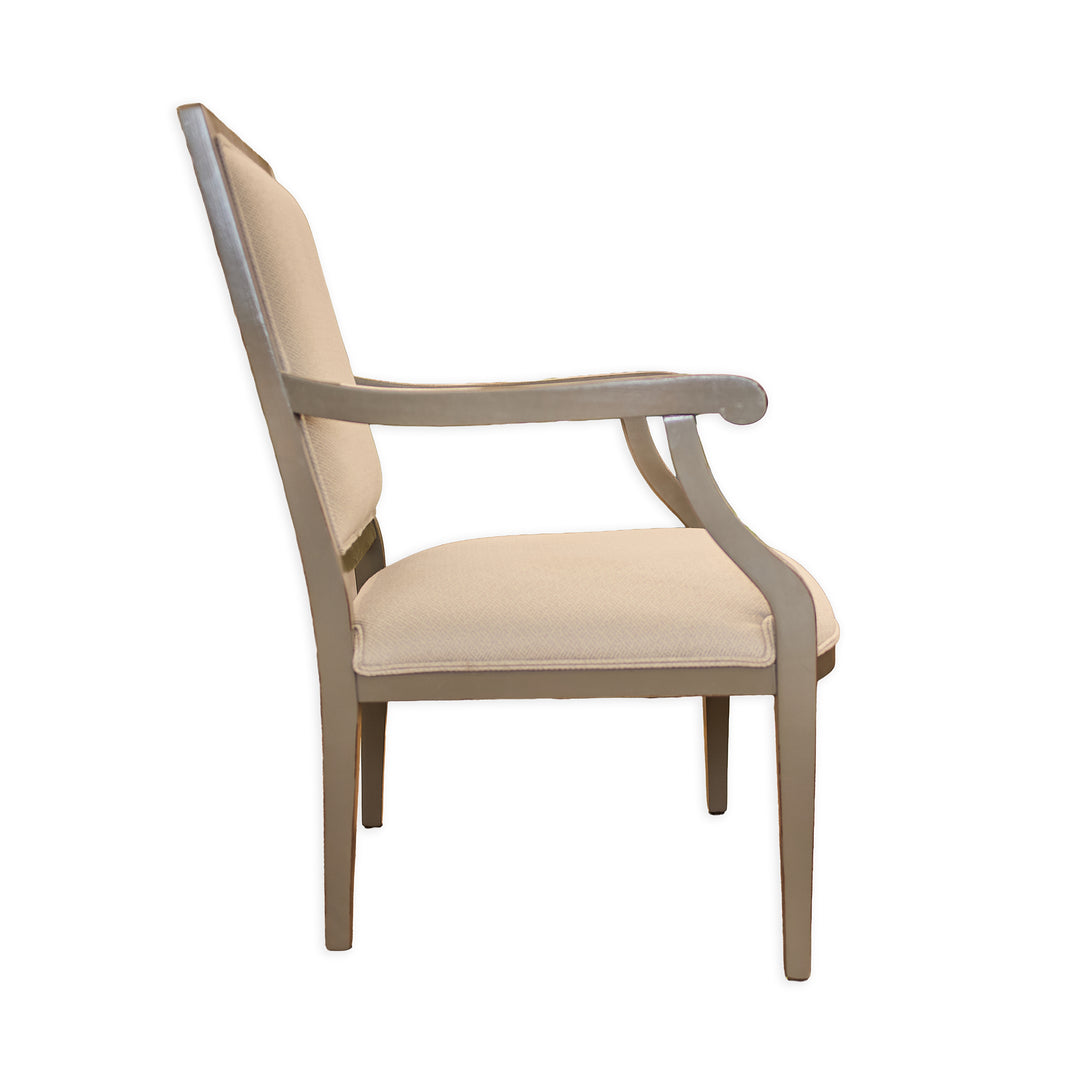 Italian Wide Seat Occassional Chair