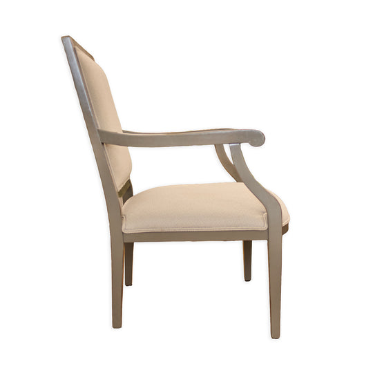 Italian Wide Seat Occassional Chair