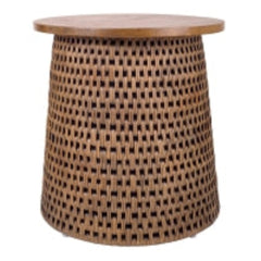 Kamari Rattan Side Table - Whats New Furniture - Portland, Oregon