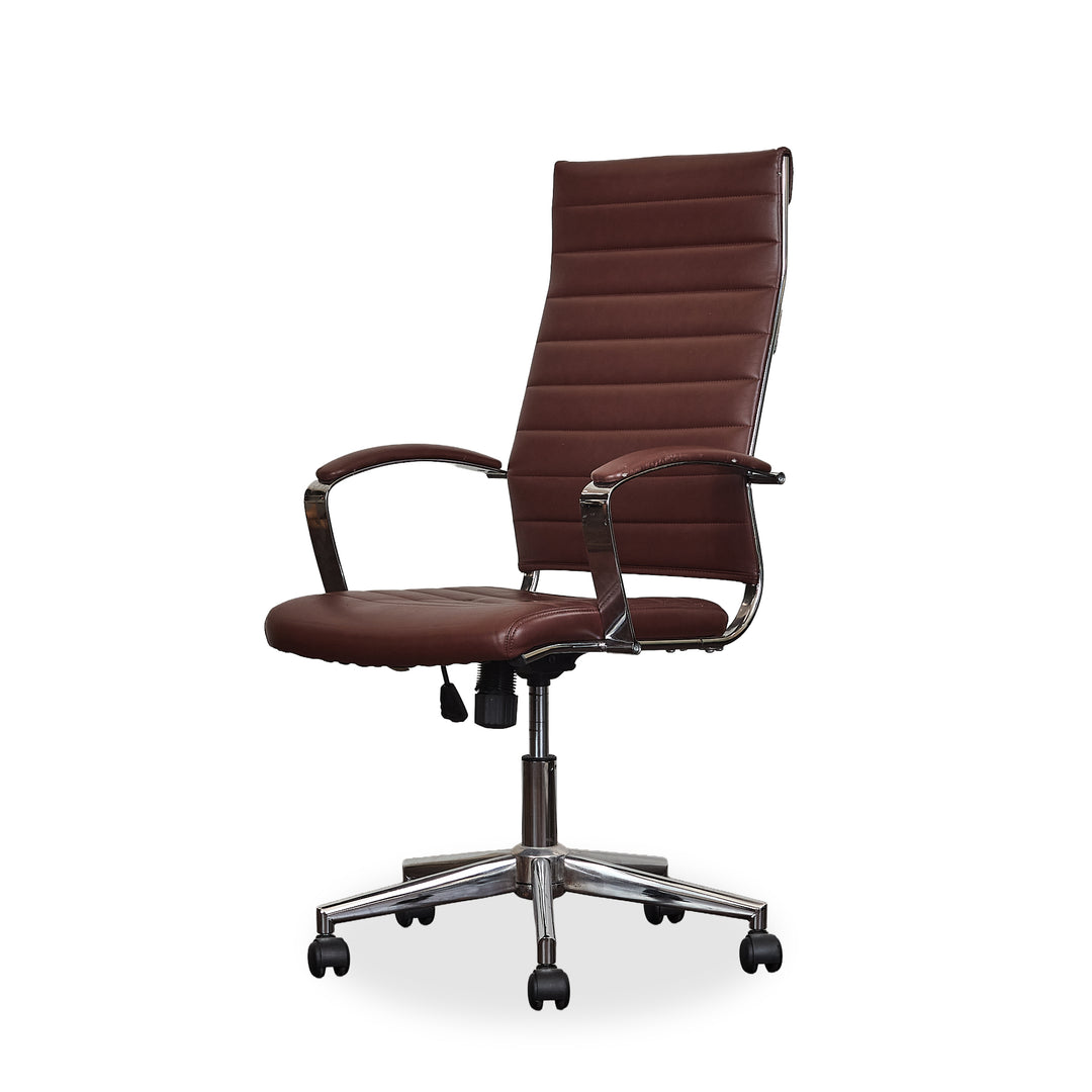 Leather Rolling Chair
