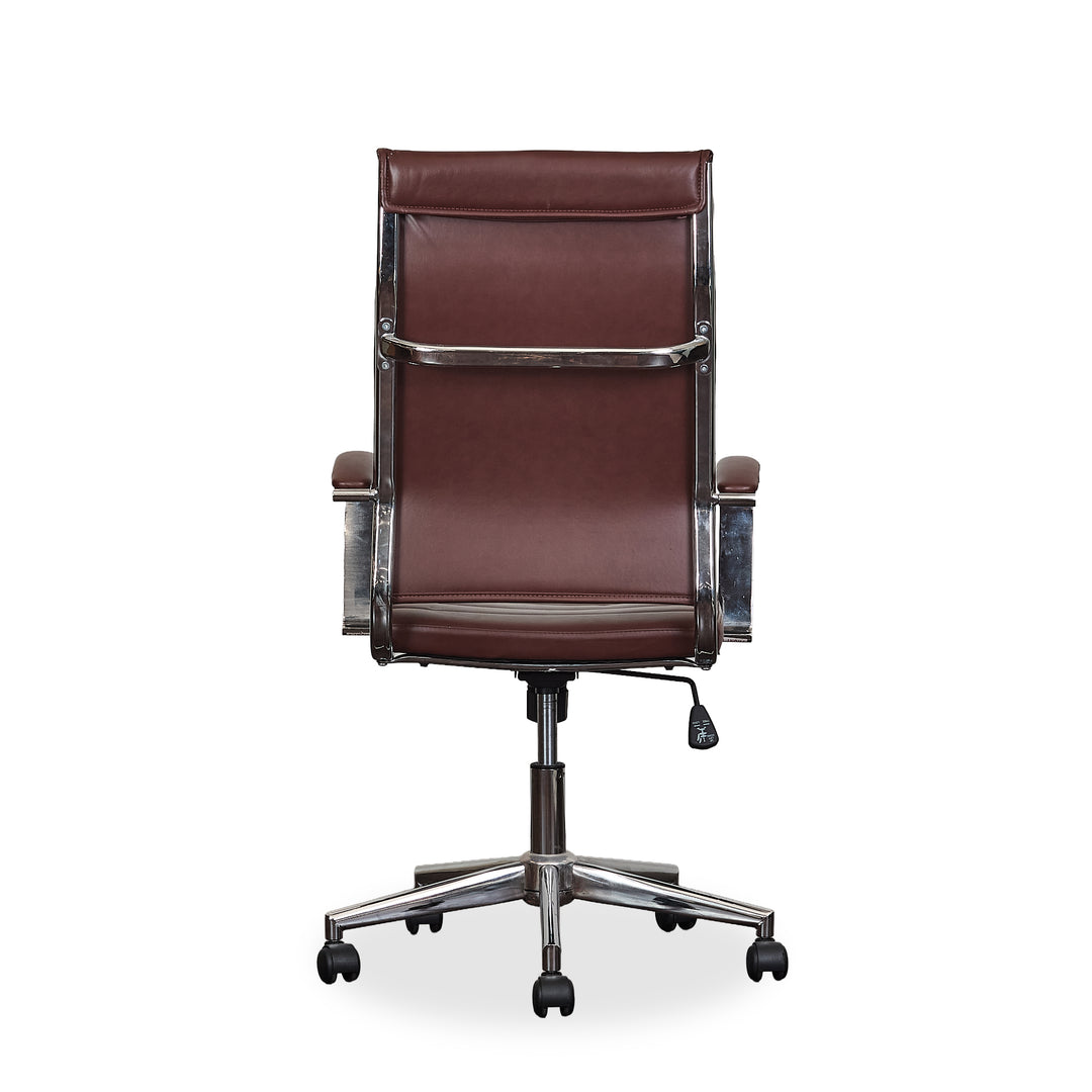 Leather Rolling Chair