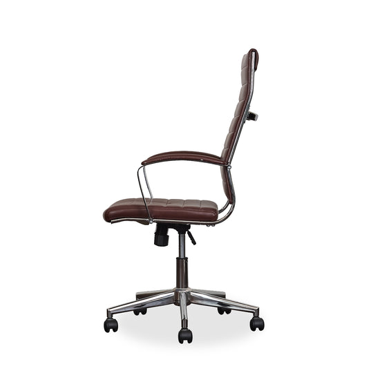 Leather Rolling Chair