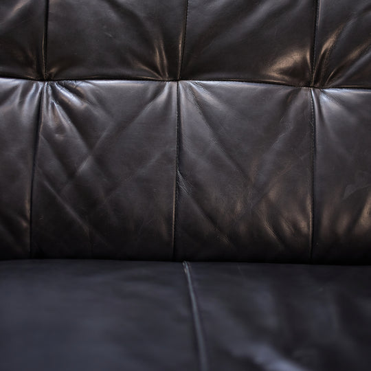Leather Low Sofa