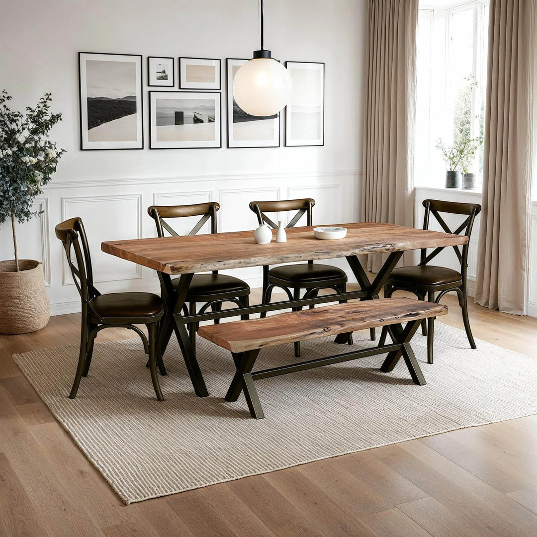 Restore Live Edge Dining Table - Whats New Furniture - Portland, Oregon
