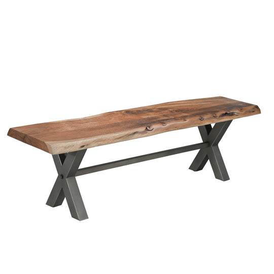 Restore Live Edge Bench Solid Acacia