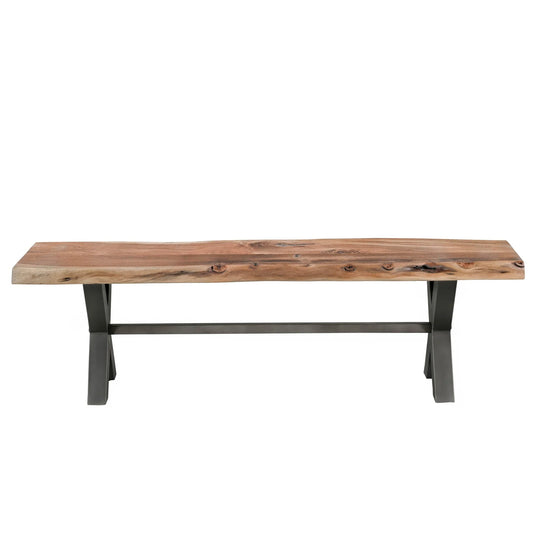 Restore Live Edge Bench Solid Acacia