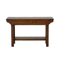 Irish Coast Small Bench - side angle - mid-century modern benches - Whats New Furniture Portland OR
