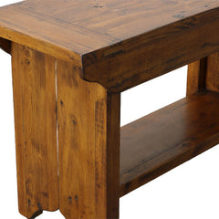 Irish Coast Small Bench - back view - mid-century modern benches - Whats New Furniture Portland OR