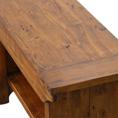 Irish Coast Small Bench - alternate angle - mid-century modern benches - Whats New Furniture Portland OR