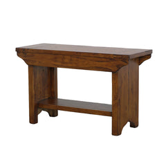 Irish Coast Small Bench - leg detail - mid-century modern benches - Whats New Furniture Portland OR