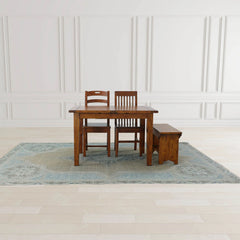 Irish Coast Small Bench - context shot - mid-century modern benches - Whats New Furniture Portland OR
