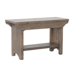 Irish Coast Small Bench - back view - mid-century modern benches - Whats New Furniture Portland OR