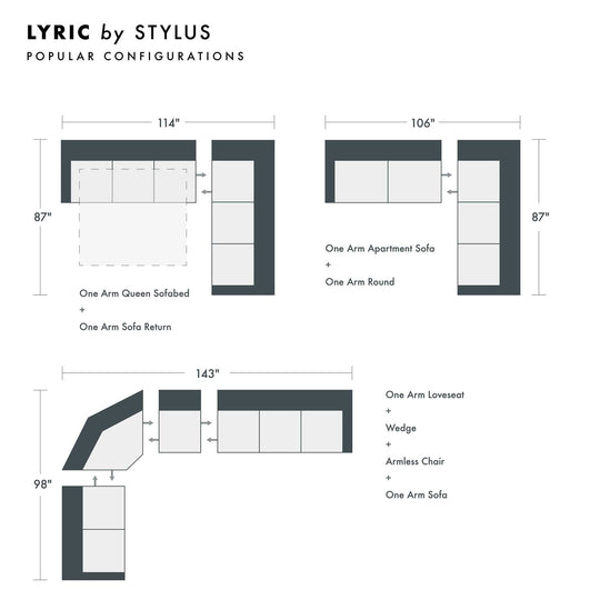 Lyric Custom Sofa / Sectional