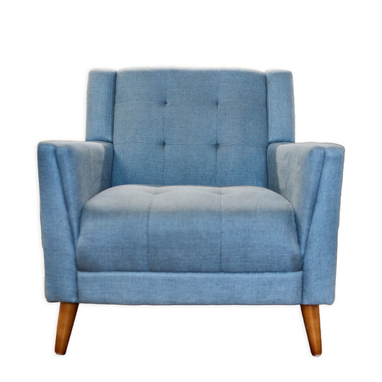 Mid-Century Modern Tufted Accent Chair
