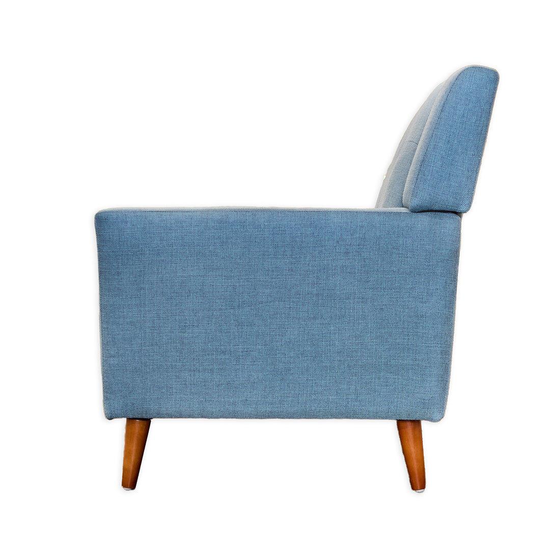 Mid-Century Modern Tufted Accent Chair