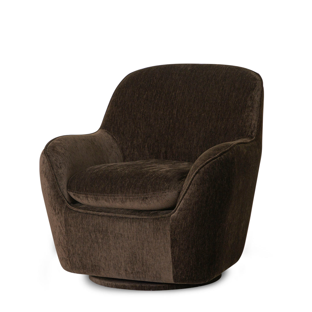 Tillamook Swivel Accent Chair - detail - mid-century modern chairs - Whats New Furniture Portland OR