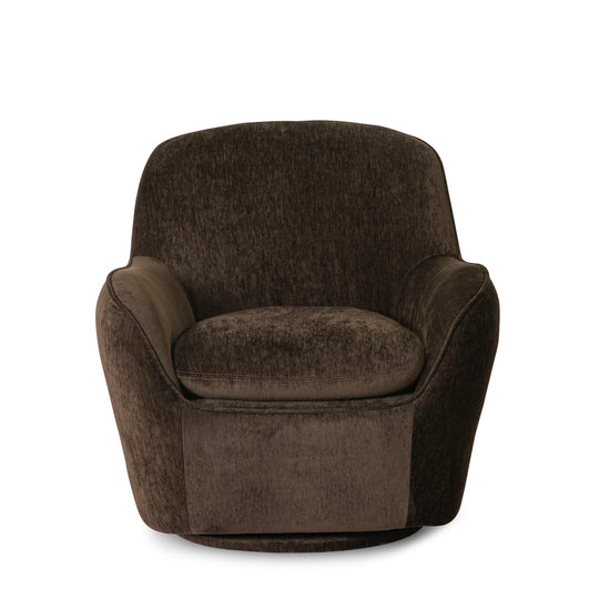 Tillamook Swivel Accent Chair - side angle - mid-century modern chairs - Whats New Furniture Portland OR