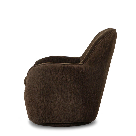Tillamook Swivel Accent Chair - back view - mid-century modern chairs - Whats New Furniture Portland OR