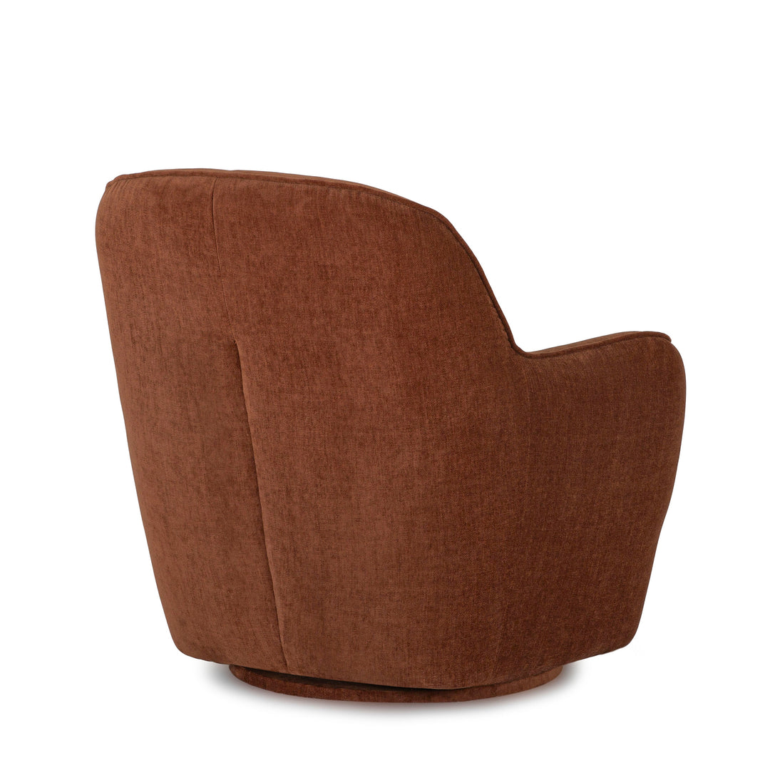 Tillamook Swivel Accent Chair - alternate angle - mid-century modern chairs - Whats New Furniture Portland OR