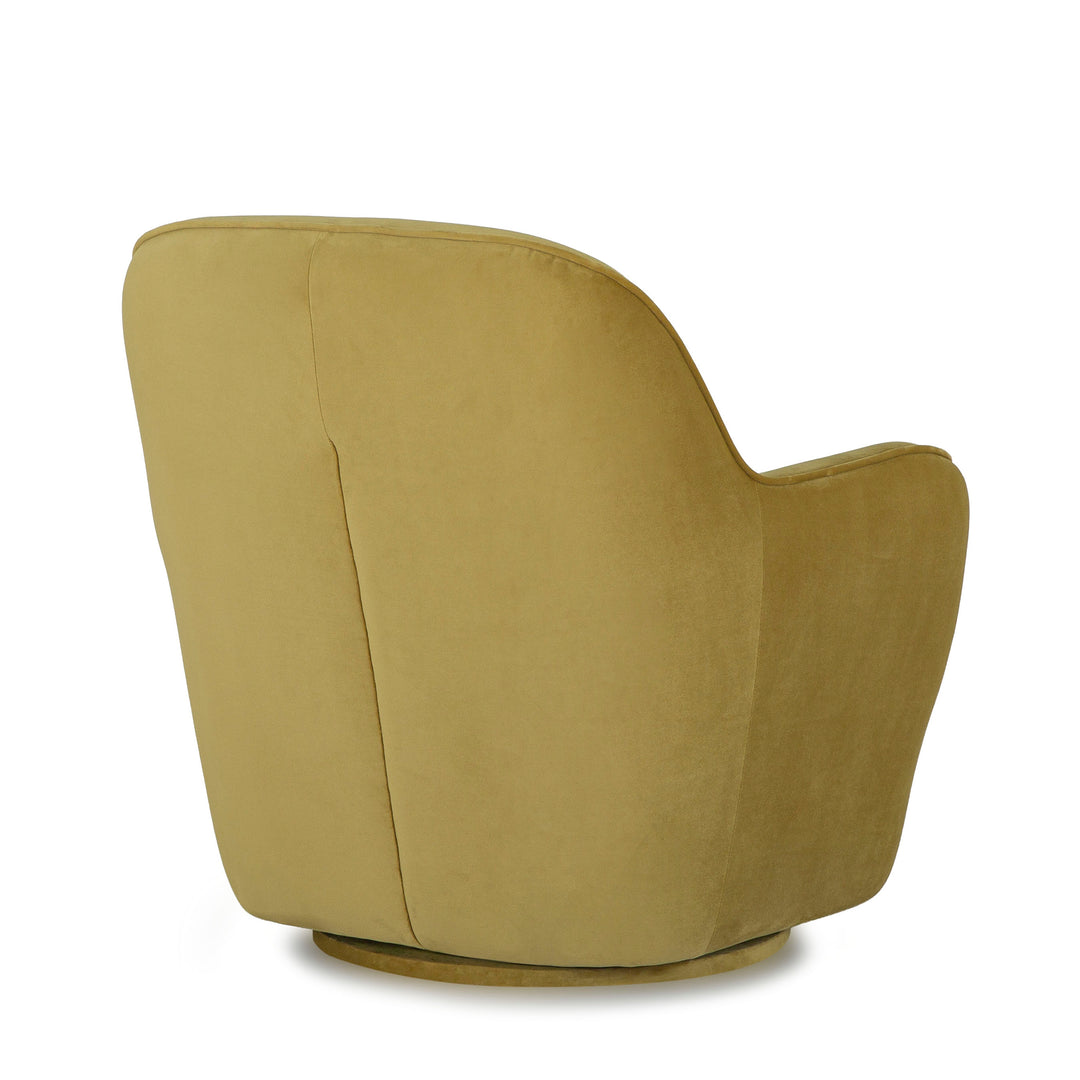 Tillamook Swivel Accent Chair - context shot - mid-century modern chairs - Whats New Furniture Portland OR
