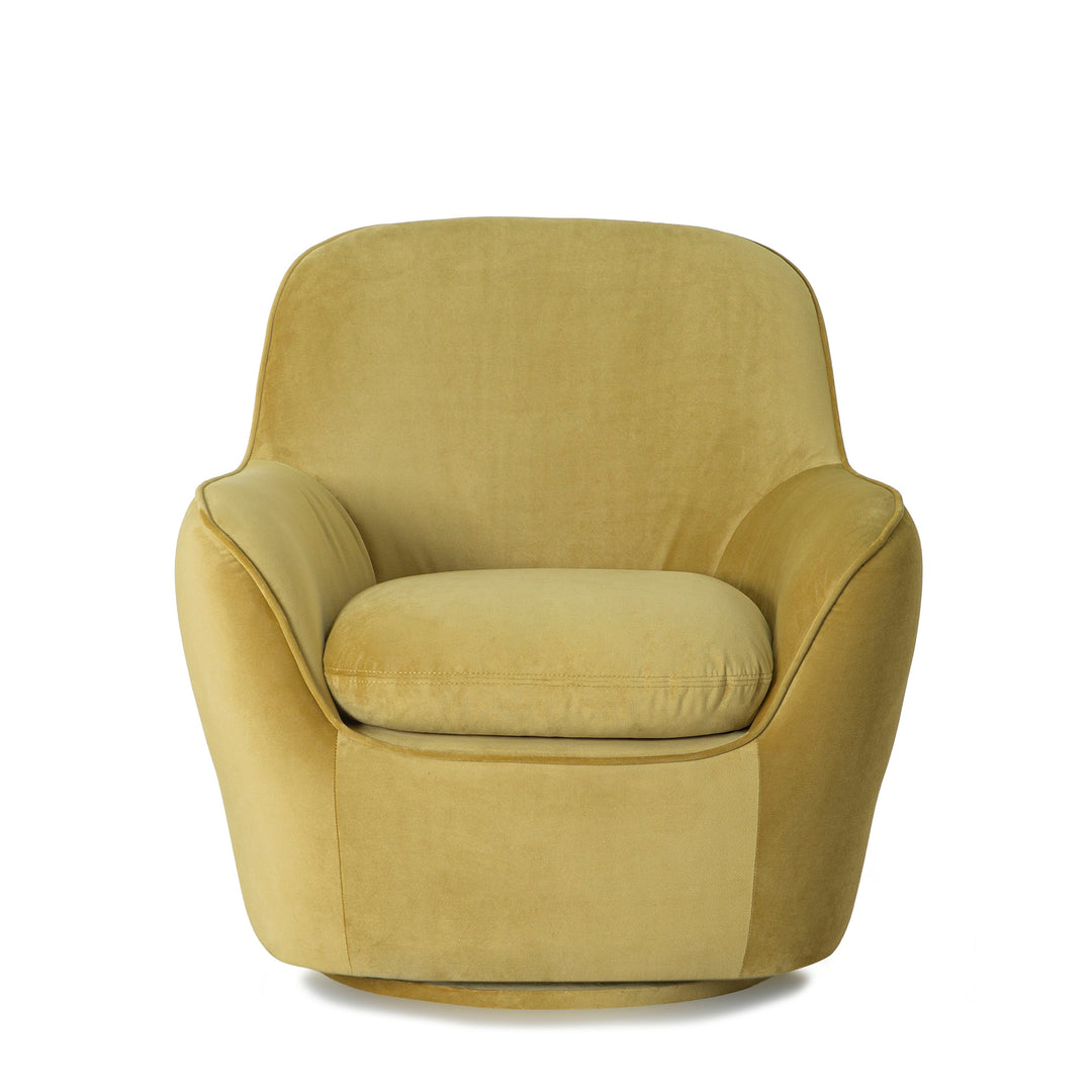 Tillamook Swivel Accent Chair - leg detail - mid-century modern chairs - Whats New Furniture Portland OR