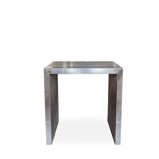 Metal and Lucite End Table