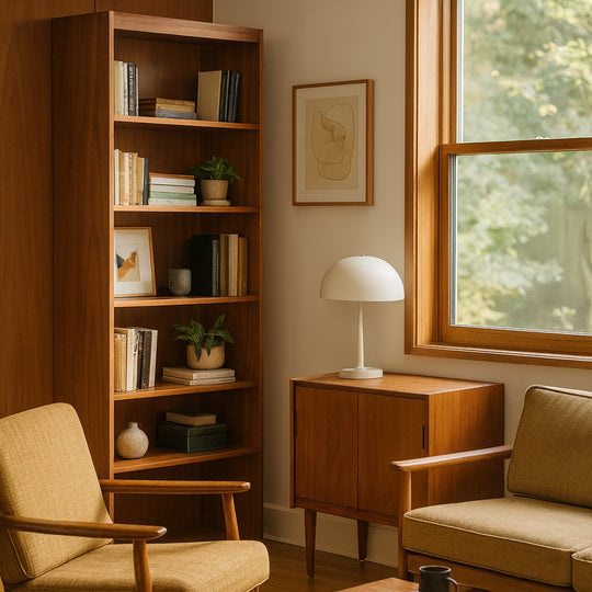 Mid Century Modern Tall Bookcases