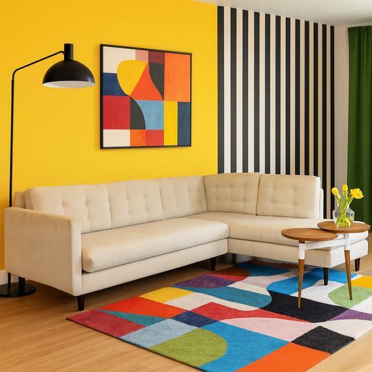 Modern 2 Piece Sectional