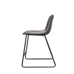 Modern Faux Leather Counter Stool - Image 3 | What&