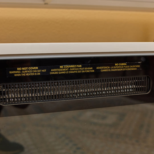 Modern Media Stand with Fireplace Insert