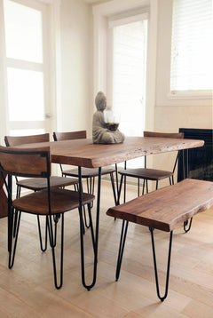 Organic Live Edge Bench - Whats New Furniture - Portland, Oregon